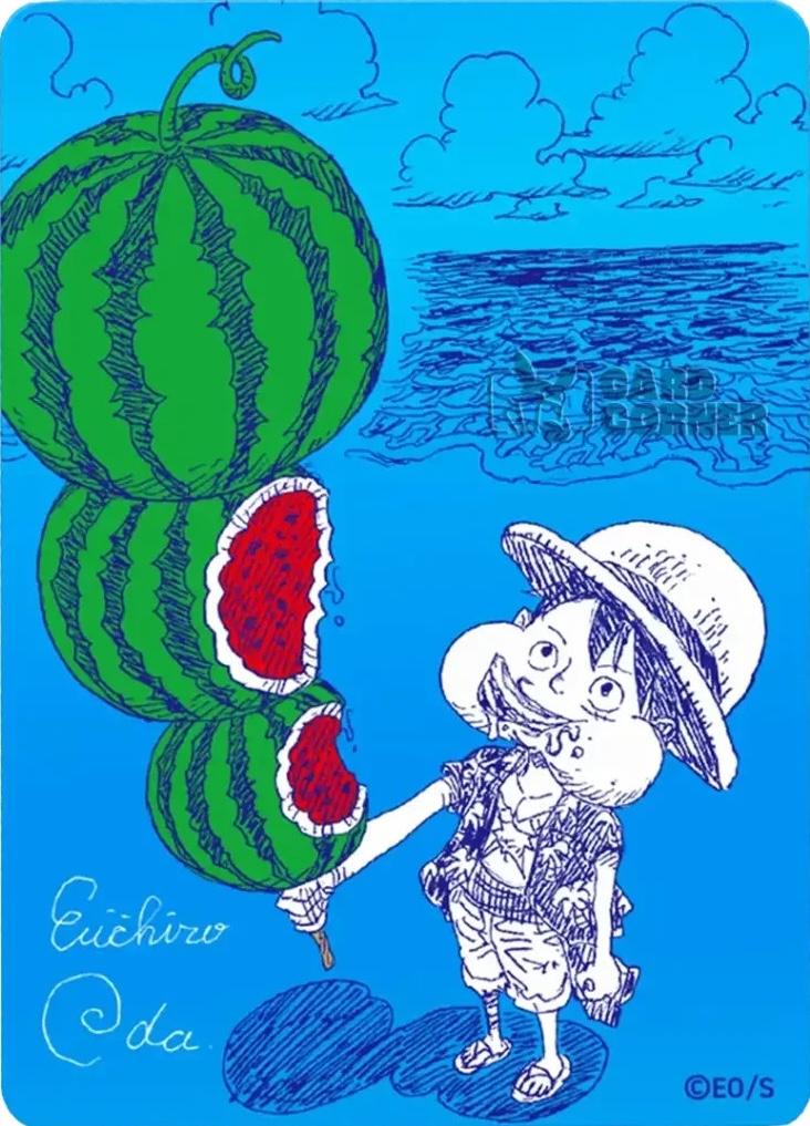 Watermelon Luffy X Eiichiro Oda Signature