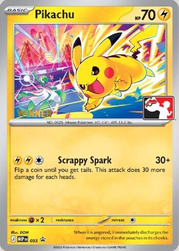 Pikachu (Play! Pokémon Winner)